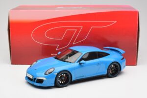 Porsche 911 991 Carrera 4S Aerokit Blue GT Spirit 1:18 GT085 Resin - image 6 of 6