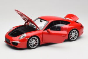 Porsche 911 991 Carrera S Guards Red Minichamps 1:18 100061020 Diecast - image 2 of 8