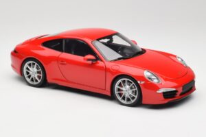 Porsche 911 991 Carrera S Guards Red Minichamps 1:18 100061020 Diecast - image 6 of 8