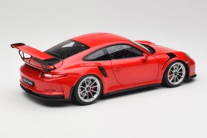 Porsche 911 991 GT3 RS Guards Red Silver Wheels AUTOart 1:18 78165 Diecast - image 3 of 8