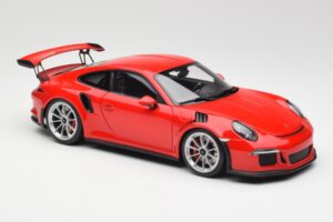 Porsche 911 991 GT3 RS Guards Red Silver Wheels AUTOart 1:18 78165 Diecast - image 6 of 8