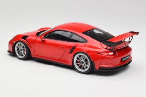 Porsche 911 991 GT3 RS Guards Red Silver Wheels AUTOart 1:18 78165 Diecast - image 7 of 8