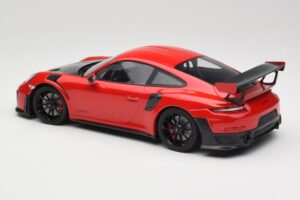 Porsche 911 GT2 RS 991.2 Red Black Wheels Minichamps 1:18 155968307 Diecast - image 5 of 6
