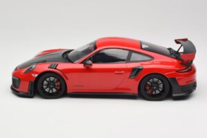 Porsche 911 GT2 RS 991.2 Red Black Wheels Minichamps 1:18 155968307 Diecast - image 3 of 6