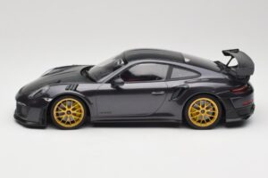 Porsche 911 991.2 GT2 RS Weissach Package Purple Metallic With Golden Magnesium Wheels Minichamps 1:18 153068322 Diecast - image 3 of 6