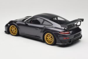 Porsche 911 991.2 GT2 RS Weissach Package Purple Metallic With Golden Magnesium Wheels Minichamps 1:18 153068322 Diecast - image 5 of 6