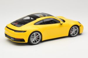 Porsche 911 992 Carrera 4S Yellow Minichamps 1:18 155067320 Diecast - image 2 of 6