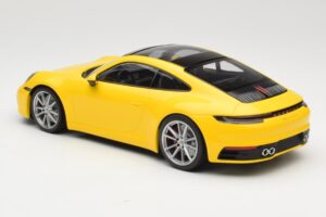 Porsche 911 992 Carrera 4S Yellow Minichamps 1:18 155067320 Diecast - image 5 of 6