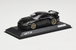 Porsche 911 992 GT3 Black With Gold Wheels Minichamps 1:43 WAP0201520M007 Diecast - image 2 of 4