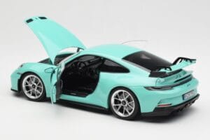 Porsche 911 992 GT3 Mint Green Norev 1:18 187316 Diecast - image 5 of 8