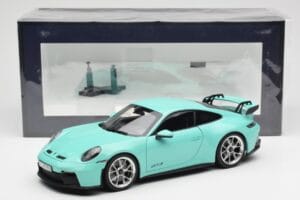 Porsche 911 992 GT3 Mint Green Norev 1:18 187316 Diecast - image 8 of 8