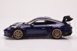 Porsche 911 992 GT3 RS Gentian Blue Metallic Norev 1:18 187363 Diecast - image 4 of 8