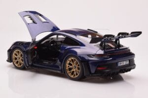 Porsche 911 992 GT3 RS Gentian Blue Metallic Norev 1:18 187363 Diecast - image 5 of 8