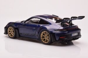Porsche 911 992 GT3 RS Gentian Blue Metallic Norev 1:18 187363 Diecast - image 7 of 8