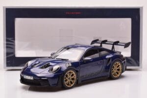 Porsche 911 992 GT3 RS Gentian Blue Metallic Norev 1:18 187363 Diecast - image 8 of 8