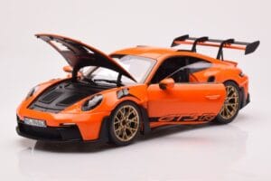 Porsche 911 992 GT3 RS Gulf Orange Norev 1:18 187360 Diecast - image 2 of 8