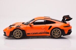 Porsche 911 992 GT3 RS Gulf Orange Norev 1:18 187360 Diecast - image 4 of 8