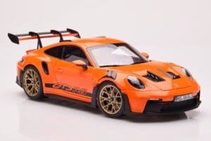 Porsche 911 992 GT3 RS Gulf Orange Norev 1:18 187360 Diecast - image 6 of 8
