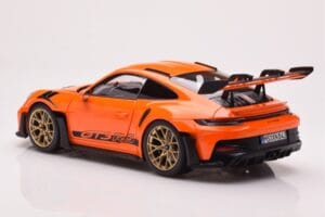 Porsche 911 992 GT3 RS Gulf Orange Norev 1:18 187360 Diecast - image 7 of 8