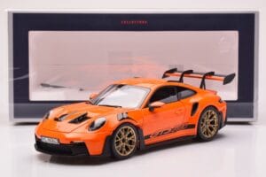Porsche 911 992 GT3 RS Gulf Orange Norev 1:18 187360 Diecast - image 8 of 8