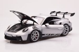 Porsche 911 992 GT3 RS Ice Grey Norev 1:18 187359 Diecast - image 2 of 8