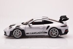 Porsche 911 992 GT3 RS Ice Grey Norev 1:18 187359 Diecast - image 4 of 8