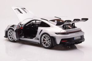 Porsche 911 992 GT3 RS Ice Grey Norev 1:18 187359 Diecast - image 5 of 8