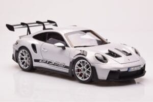 Porsche 911 992 GT3 RS Ice Grey Norev 1:18 187359 Diecast - image 6 of 8