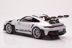 Porsche 911 992 GT3 RS Ice Grey Norev 1:18 187359 Diecast - image 7 of 8