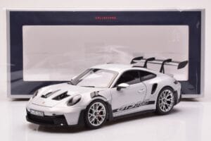 Porsche 911 992 GT3 RS Ice Grey Norev 1:18 187359 Diecast - image 8 of 8