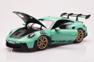 Porsche 911 992 GT3 RS Mint Green Norev 1:18 187362 Diecast - image 2 of 8