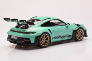 Porsche 911 992 GT3 RS Mint Green Norev 1:18 187362 Diecast - image 3 of 8
