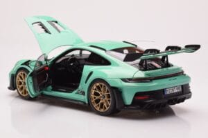 Porsche 911 992 GT3 RS Mint Green Norev 1:18 187362 Diecast - image 5 of 8