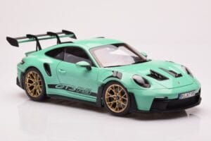 Porsche 911 992 GT3 RS Mint Green Norev 1:18 187362 Diecast - image 6 of 8