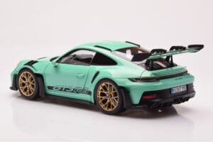 Porsche 911 992 GT3 RS Mint Green Norev 1:18 187362 Diecast - image 7 of 8