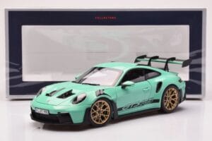 Porsche 911 992 GT3 RS Mint Green Norev 1:18 187362 Diecast - image 8 of 8