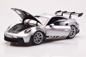 Porsche 911 992 GT3 RS Silver Metallic Norev 1:18 187357 Diecast - image 2 of 8