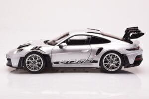 Porsche 911 992 GT3 RS Silver Metallic Norev 1:18 187357 Diecast - image 4 of 8