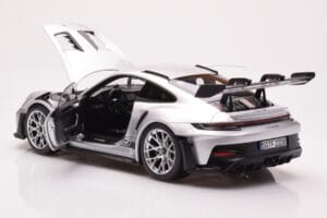 Porsche 911 992 GT3 RS Silver Metallic Norev 1:18 187357 Diecast - image 5 of 8