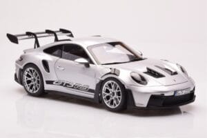 Porsche 911 992 GT3 RS Silver Metallic Norev 1:18 187357 Diecast - image 6 of 8