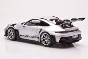 Porsche 911 992 GT3 RS Silver Metallic Norev 1:18 187357 Diecast - image 7 of 8