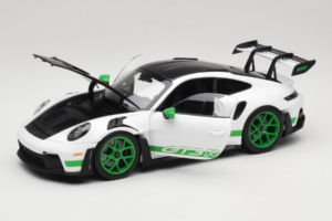 Porsche 911 992 GT3 RS Tribute to Carrera RS White Python Green Norev 1:18 187372 Diecast - image 2 of 8