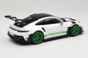 Porsche 911 992 GT3 RS Tribute to Carrera RS White Python Green Norev 1:18 187372 Diecast - image 3 of 8