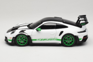 Porsche 911 992 GT3 RS Tribute to Carrera RS White Python Green Norev 1:18 187372 Diecast - image 4 of 8