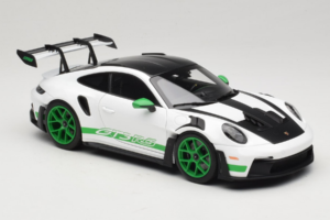 Porsche 911 992 GT3 RS Tribute to Carrera RS White Python Green Norev 1:18 187372 Diecast - image 6 of 8