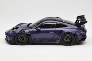 Porsche 911 992 GT3 RS Weissach Package Ultraviolet Norev 1:18 187368 Diecast - image 4 of 8