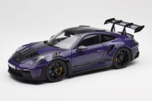 Porsche 911 992 GT3 RS Weissach Package Ultraviolet Norev 1:18 187368 Diecast