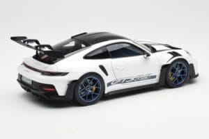 Porsche 911 992 GT3 Weissach Package White & Indigo Blue Norev 1:18 187353 Diecast - image 3 of 8