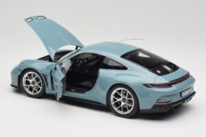 Porsche 911 992 S/T Meissen Blue Norev 1:18 187470 Diecast - image 5 of 8
