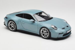 Porsche 911 992 S/T Meissen Blue Norev 1:18 187470 Diecast - image 6 of 8